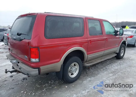 2000 Ford Excursion Limited from USA, damaged, VIN 1FMSU43F0YEE15964